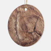 Rustisch ontwerp van houten korrels keramisch ornament (Links)