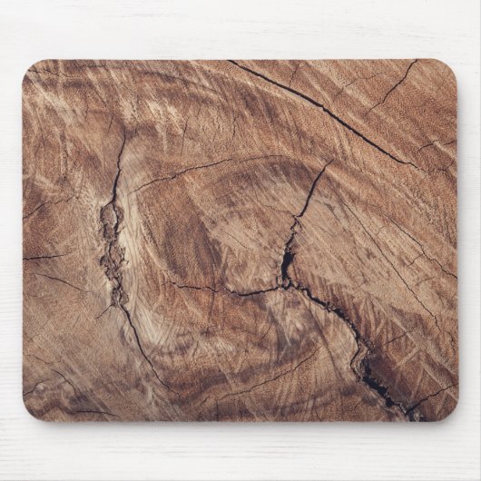 Rustisch ontwerp van houten korrels muismat (Voorkant)