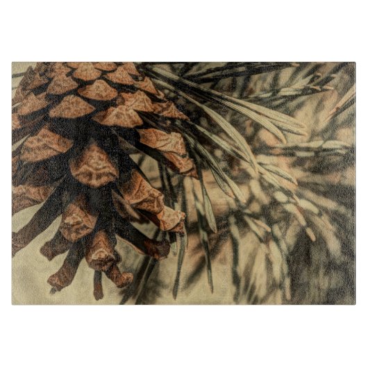 Rustisch ontwerp van pine-kloon snijplank (Voorkant)