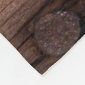 Rustisch Oranje Daisy Country Wedding Fleece Deken (Hoek)