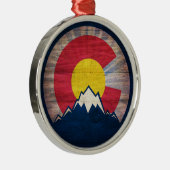 Rustisch ornament, C-rond Metalen Ornament (Rechts)