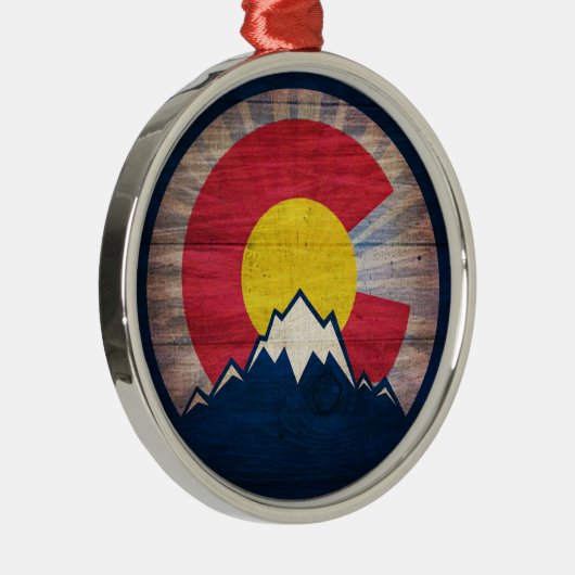 Rustisch ornament, C-rond Metalen Ornament (Rechts)