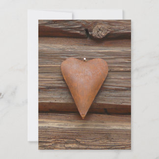 Rustisch oud hart op hout