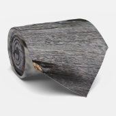 Rustisch oud hout stropdas (Opgerold)