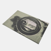 Rustisch oud Pet motorbrandstof Deurmat (Schuin)