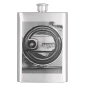 Rustisch oud Pet motorbrandstof Flacon (Voorkant)