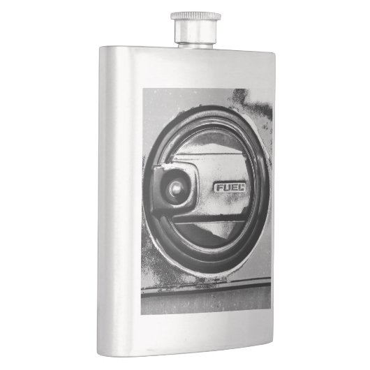 Rustisch oud Pet motorbrandstof Flacon (Rechts)