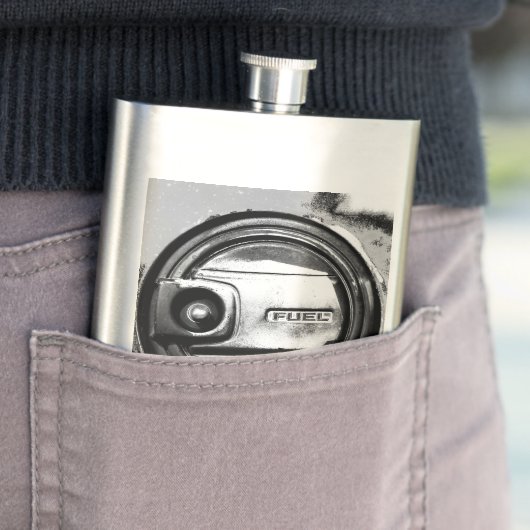 Rustisch oud Pet motorbrandstof Flacon (Voorbeeld)