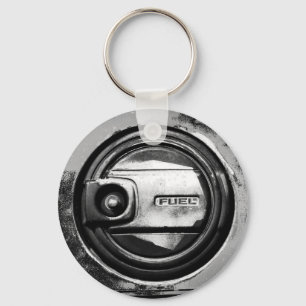 Rustisch oud Pet motorbrandstof Sleutelhanger