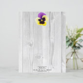 Rustisch Paars en geel papier (Staand voorkant)