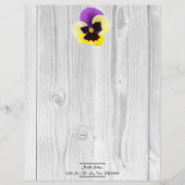 Rustisch Paars en geel papier (Voorkant)