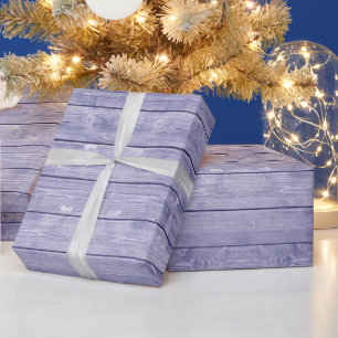 Rustisch Paars houtslijppapier Cadeaupapier