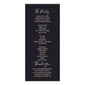 Rustisch Paars weddenschap Reclamekaart (Achterkant)