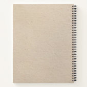 Rustisch  papier - Aangepast fotoboek Notitieboek (Achterkant)