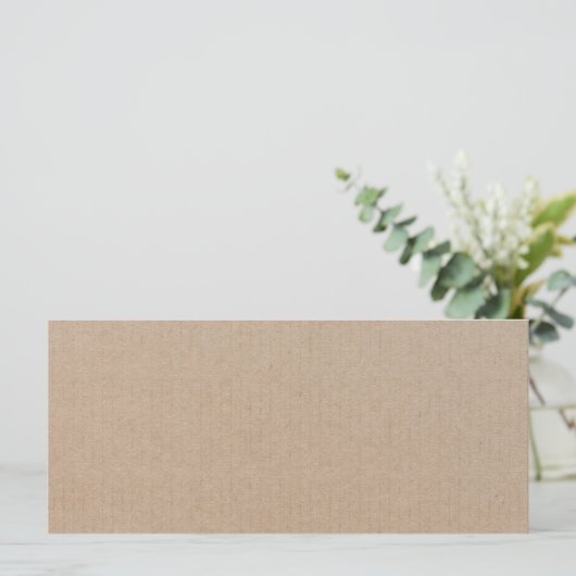 Rustisch papier — Blanco Sjabloon (Staand voorkant)