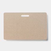 Rustisch papier — Blanco Sjabloon Badge (Achterkant)