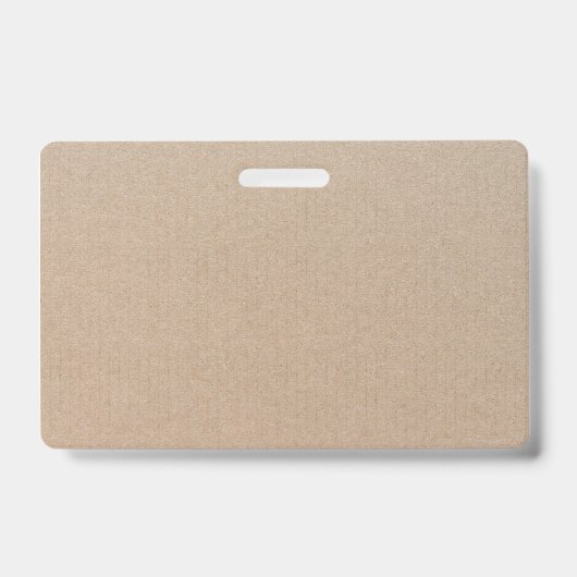 Rustisch papier — Blanco Sjabloon Badge (Voorzijde)