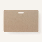 Rustisch papier — Blanco Sjabloon Badge (Achterkant)