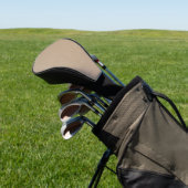 Rustisch papier — Blanco Sjabloon Golfheadcover (Insitu)