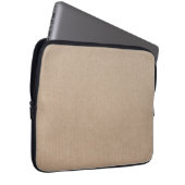 Rustisch papier — Blanco Sjabloon Laptop Sleeve (Voorkant Rechts)