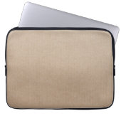 Rustisch papier — Blanco Sjabloon Laptop Sleeve (Voorkant)