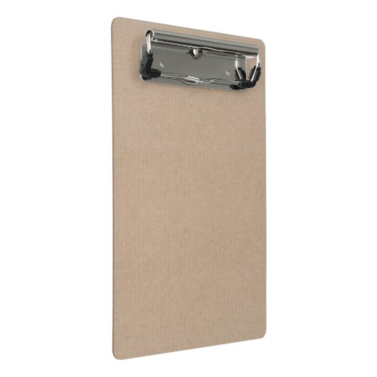 Rustisch papier — Blanco Sjabloon Mini Klembord (Schuin)
