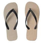 Rustisch papier — Blanco Sjabloon Teenslippers (Voetbed)