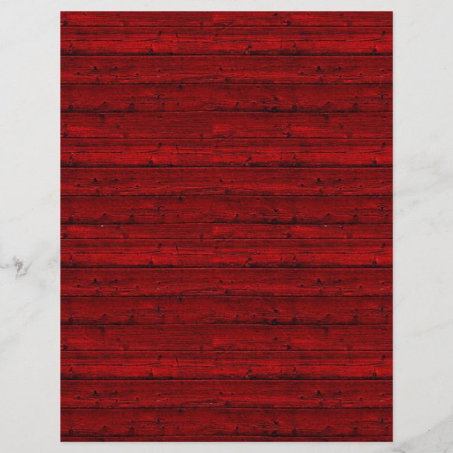 Rustisch papier voor rode houten planken (Voorkant)