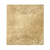 Rustisch  papierperkament en wijnstokken notitieblok (Voorkant)