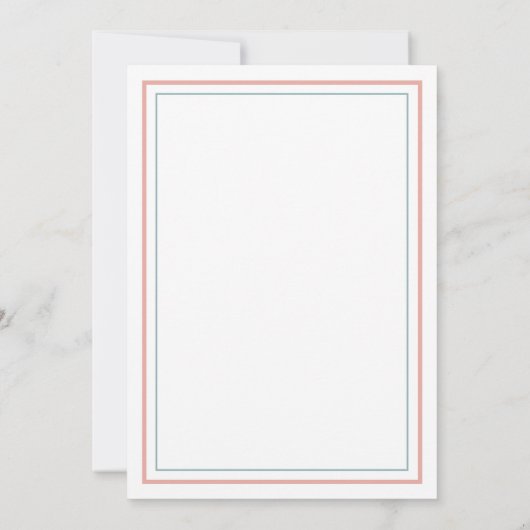 Rustisch pasta botanisch Baby shower Bedankkaart (Achterkant)