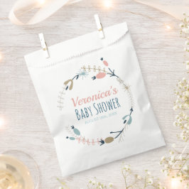 Rustisch pasta botanisch Baby shower Bedankzakje