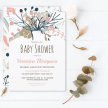 Rustisch pasta botanisch Baby shower