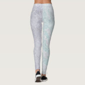 Rustisch Patroon Yoga Trendy Fashionable Leggings (Achterkant)