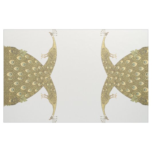 Rustisch Peacock Pattern Stof (Fat Quarter)