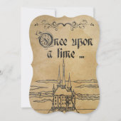 Rustisch perkamentpapier — Fairy Theme Castle Kaart (Voorkant)