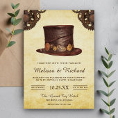  Rustisch Pet Steampunk Wedding Kaart