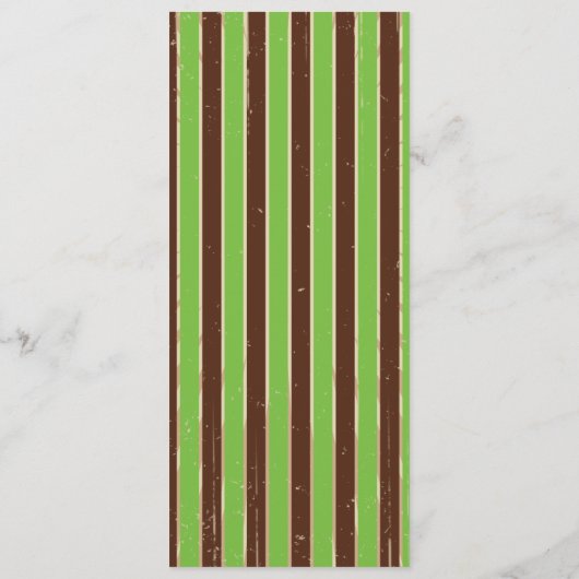 Rustisch Poster: Apple Green Custom Wedding Menu (Achterkant)