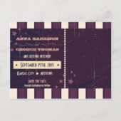 Rustisch Poster: De droom van Eggplant bewaart de Aankondigingskaart (Achterkant)