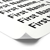 Rustisch Poster met florale suspensie (Hoek)