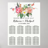 Rustisch Poster met florale suspensie (Voorkant)