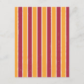 Rustisch Poster: Roze en Oranje accommodatie Informatiekaartje (Achterkant)