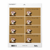 Rustisch primitief land Primitief Crow Product Etiket (Full Sheet)