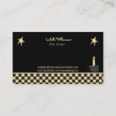 Rustisch primitief land visitekaartje (Achterkant)