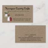 Rustisch primitief Visitekaartje van Landkraft (Voorkant / Achterkant)