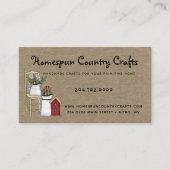 Rustisch primitief Visitekaartje van Landkraft (Voorkant)