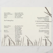 Rustisch programma voor het trekken van graslanden (Achterkant)