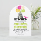 Rustisch Romantisch Roos Mason Jar Love Bird Kaart (Staand voorkant)