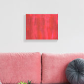 Rustisch rood Abstract Canvas Afdruk (Insitu (Woonkamer))