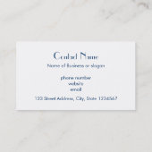 Rustisch rood Abstract Visitekaartje (Achterkant)