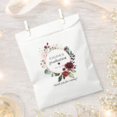 Rustisch Rood Blush Rozen Floral Vrijgezellenfeest Bedankzakje (Geknipt)